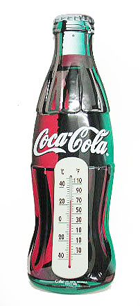 コカコーラ･ボトル温度計/ケンズアメリカ