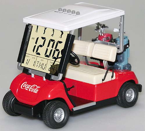 コカコーラ・ゴルフカートクロック時計/ケンズアメリカン