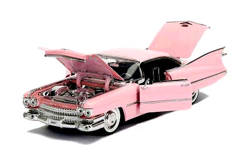 1959ピンクキャデラックダイキャストミニカー ケンズアメリカ
